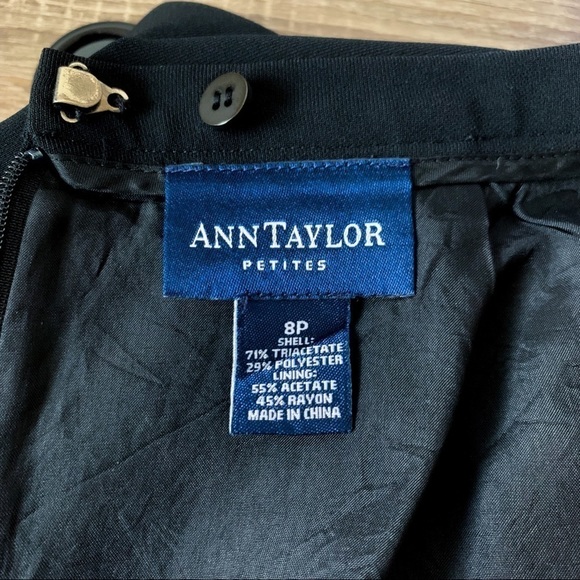 Ann Taylor Petites Lined Pencil Skirt In Black - Picture 6 of 7